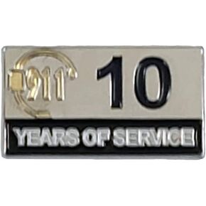 10 Years of Service Dispatcher Lapel Pin 911 Police Fire Paramedic Operator - A 183