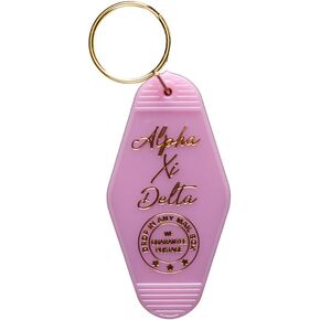 Sorority Shop Alpha Xi Delta Vintage Motel Keychain