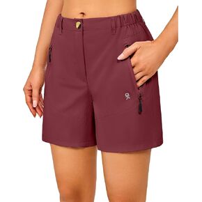 Little Donkey Andy Women's Quick Dry Lightweight Stretch Shorts Outdoor Short Active Hiking Golf
