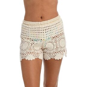 Hobie Women's Standard Crochet Short Cover Up in Kuwait