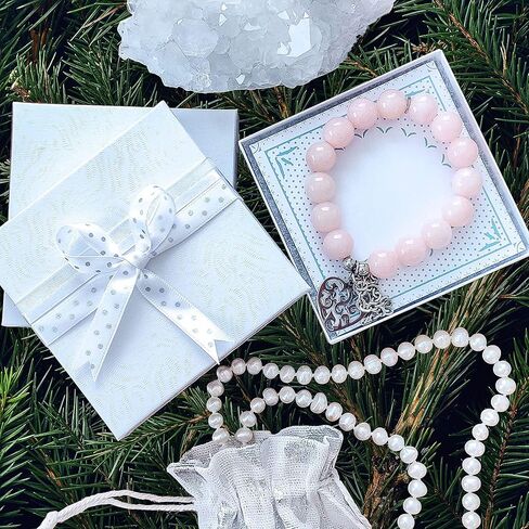 علبة هدايا صندوق مجوهرات من الورق المقوى المملوء بالقطن مكونة من 25 قطعة من TheDisplayGuys - أبيض دوامي (3 1/2 بوصة × 3 1/2 بوصة × 1 بوصة) in Kuwait