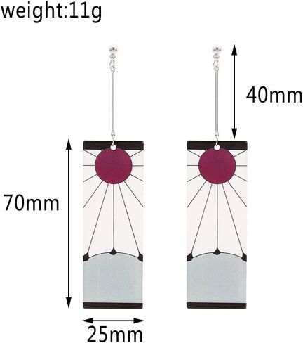 اقراط كامادو تانجيرو من ديمون سلاير, معدن in Kuwait