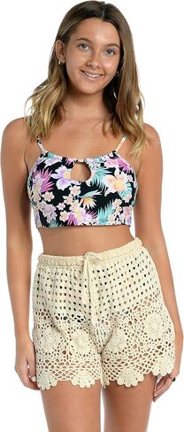 Hobie Women's Standard Crochet Short Cover Up in Kuwait
