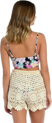 Hobie Women's Standard Crochet Short Cover Up in Kuwait