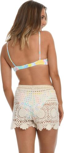 Hobie Women's Standard Crochet Short Cover Up in Kuwait