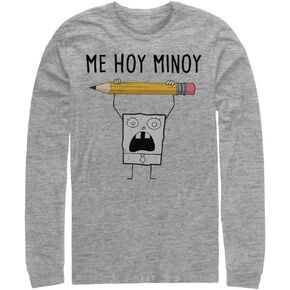 Nickelodeon Men's Spongebob Squarepants Mihoyminoy Tops Long Sleeve Tee Shirt