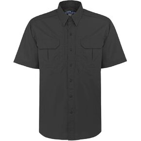 LA Police Gear Field Short Sleeve Tactical Men's Button Up Shirt, Men's Uniform Shirts, Lightweight Button Up Shirt for Men in Kuwait