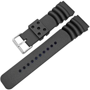 حزام ساعة مطاطي ذو خط منحني 20 مم 22 مم 24 مم موديل الغواصين مناسب لساعات سيكو in Kuwait