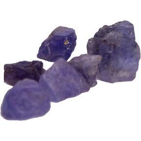 Genuine Pure Natural Tanzanite Rough Stones 21.50 Ct Lot of 7 Pcs Uncut Tanzanite Blue Tanzanite Healing Crystals Loose Gems