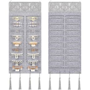 بابوبيت مشبك شعر بمشبك منظم، حامل مشابك مخلب شعر معلق للنساء والفتيات، حامل مشبك شعر اللباد وشماعة مشبك تخزين للجدار والباب والخزانة in Kuwait