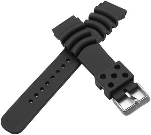حزام ساعة مطاطي ذو خط منحني 20 مم 22 مم 24 مم موديل الغواصين مناسب لساعات سيكو in Kuwait