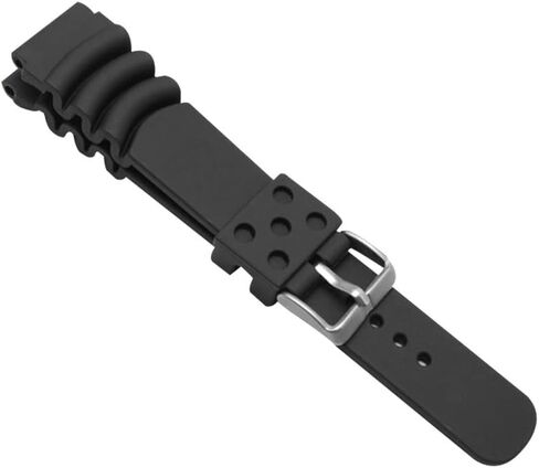 حزام ساعة مطاطي ذو خط منحني 20 مم 22 مم 24 مم موديل الغواصين مناسب لساعات سيكو in Kuwait