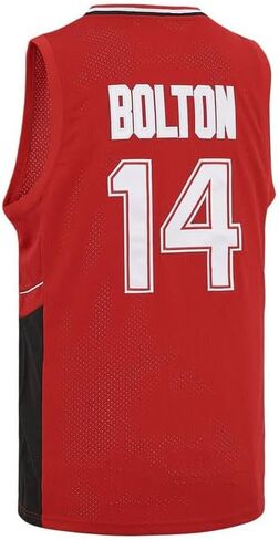 Mens Basketball Jersey Wildcats High School Shirt 14 Troy Bolton Jersey 8 Chad Danforth Basketball Jersey Red/White S-3XL in Saudi Arabia