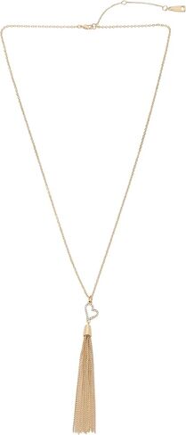 Steve Madden Heart Tassel Pendant Long Necklace in Saudi Arabia
