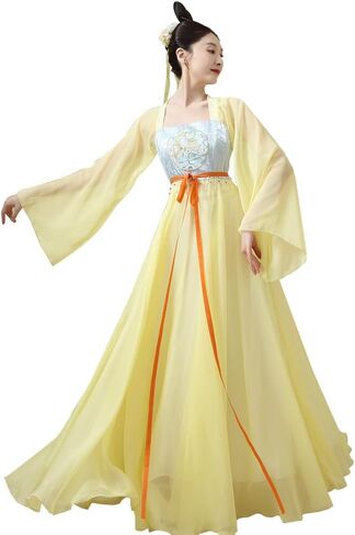 Chinese Hanfu Costume Tang Dynasty for Women Classical Dance Costume Dance Skirts Embroidery Top Chinese Style Clothes in Saudi Arabia