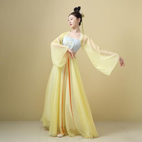 Chinese Hanfu Costume Tang Dynasty for Women Classical Dance Costume Dance Skirts Embroidery Top Chinese Style Clothes in Saudi Arabia