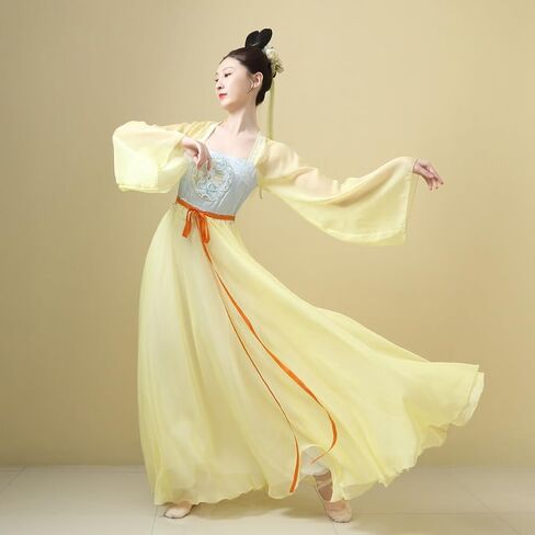 Chinese Hanfu Costume Tang Dynasty for Women Classical Dance Costume Dance Skirts Embroidery Top Chinese Style Clothes in Saudi Arabia