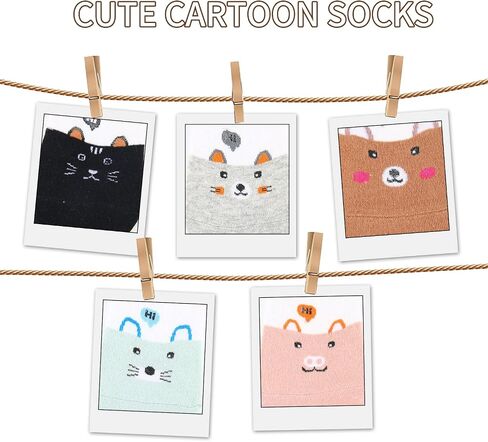Benefeet Sox funny no show socks womens novelty cat dog socks girl cute animal pattern low cut socks non slip christmas gifts in Saudi Arabia