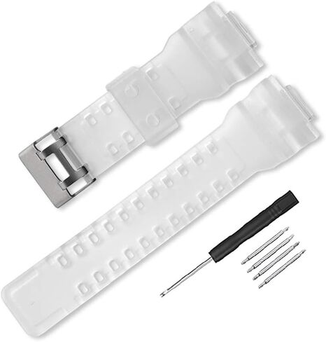 16mm Natural Resin Replacement Watch Band Strap for casio Mens G-Shock GA100 GA110 GA120 GA100C GD100 GD120 in Saudi Arabia