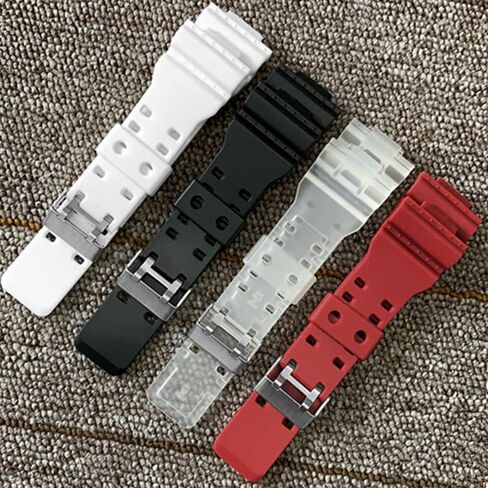 16mm Natural Resin Replacement Watch Band Strap for casio Mens G-Shock GA100 GA110 GA120 GA100C GD100 GD120 in Saudi Arabia