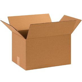 BOX USA 25 Pack of Corrugated Cardboard Boxes, 15" L x 11" W x 9" H, Kraft, Shipping, Packing and Moving