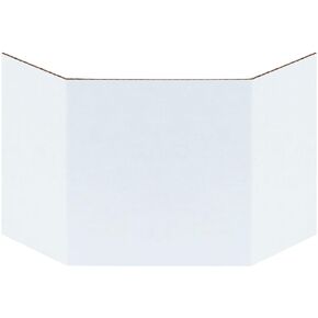 BOX USA BBIND6 Corrugated Bin Dividers, 6", Oyster White (Pack of 100)