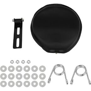Leather Motorcycle Solo Seat Springs Mounting Bracket Kit Fit for Harley Sportster XL883/1200 for Harley Honda for Yamaha for Kawasaki for Suzuki Sportster Bobber Chopper&Custom Application