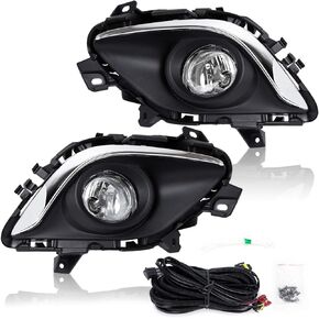 RP Remarkable Power, Fit For 2013 2014 2015 6 Fog Lights Bumper Lamp Assembly Left & Right w/H11 Bulb FL7068
