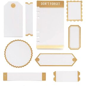 We R Memory Keepers Gold Printmaker FOIL Tags