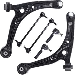 LCWRGS Front Lower Control Arms w/Ball Joint Replacement for Honda Odyssey 1999 2000 2001 2002 2003 2004 Sway Bar Links Outer Tie Rod Ends - 6pcs Suspension Kit