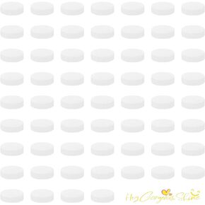 60PCS Car Air Freshener Refill Felt Pads,Unscented White Custom Scent Replacement Pads,17mm Universal Essential Oil Perfumes Refill Tablets for Car Air Freshener Vent Clips Car Diffusers