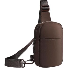 Mini Sling Bag Crossbody Purse Fanny Pack for Women Small Chest Bag Lightweight with Adjustable Strap, Black