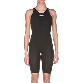 ARENA Women's Standard Powerskin Carbon Flex Vx Fbsl Open Back Racing Swimsuit, Dark Grey/Black, 28
