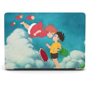Hard Case Compatible with New MacBook Air 13 Inch Case 2020 2019 2018 Release Model A2337 M1 A2179 A1932 with Retina Display and Touch ID, Matt Plastic Hard Shell Case Cover - Girl & boy