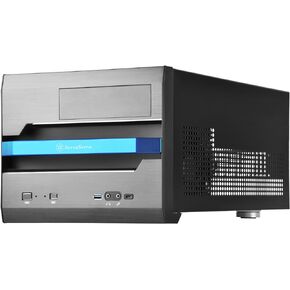 SilverStone Technology SST-SG12B-V2 Micro-ATX Small Form Factor with Aluminum Front Panel Cases