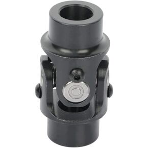 SCITOO 3/4" Smooth x 3/4" Smooth Round Steering Shaft Universal U-Joint Black Single, 83mm Working Angle 35 Degree