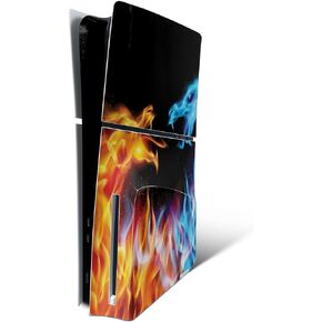 MightySkins Skin Compatible with Playstation 5 Slim Disk Edition Console Only - Long Way to Fuji | Protective, Durable, and Unique Vinyl Decal wrap Cover | Easy to Apply | Made in The USA