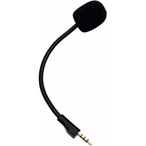 NewTH Replacement Game Mic for Steelseries Arctis 1 Headphones Detachable Microphone Boom for Gaming Headsets PS4 Pro PS5 Xbox One X Computer PC Mac 3.5mm Jack Noise Cancelling