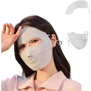 Breathable UV Face Cover UPF 50+ Women Summer Face Covering Eye Protection Sunscreen Mask Sports Face Cover