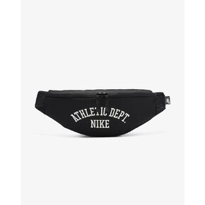 Nike Heritage Hip Pack Bag Travel Black White 3 litres, Black, M, Classic
