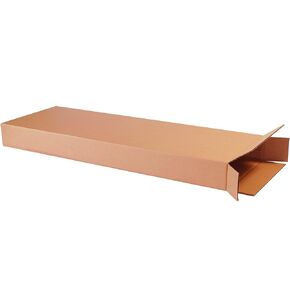 BOX USA B14442FOLMS Side Loading Moving Boxes, 14" L x 4" W x 42" H, 42" Height, 4" Width, 14" Length, Kraft (Pack of 15)