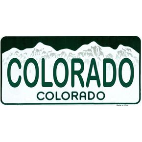Colorado Novelty State Metal License Plate Tag LP-1473