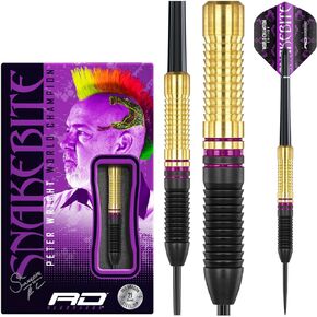 RED DRAGON Peter Wright Snakebite Brass Darts Sets