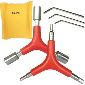 Three Way Triangle Allen Wrench Outer Spanner 4/5/6mm Bike Bicycle Cycling Y-Type 8/9/10mm Socket Wrench Hex L-Wrench 2/2.5/3mm Repair Tool