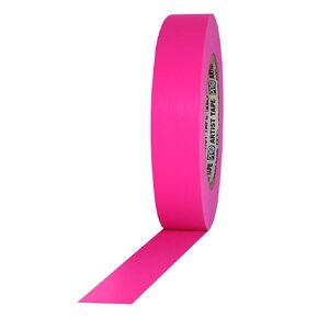 ProTapes Artist Tape Flatback Printable Paper Board or Console Tape, 60 yds Length x 1" Width, Fluorescent Pink (Pack of 1)