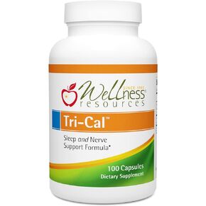 Tri-Cal - Taurine, Glycine and Calcium for Relaxation and Sleep (100 Veggie Capsules)