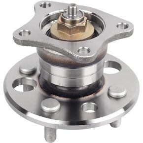 Autoround 512018 Rear Wheel Bearing and Hub Assembly fit for Toyota Corolla 1993-2002, Geo Prizm 1993-1997, Chevy Prizm 1998-2002, 4 Lugs Non-ABS
