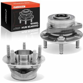 A-Premium 2 x Front or Rear Wheel Bearing and Hub Assembly with 5-Lug Compatible with Chevrolet Malibu 16-20, Buick Lacrosse 17-19, Regal Sportback 18-19, Envision 16-18, Cascada 18-19, 513398