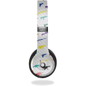 Carbon Fiber Skin Compatible with Beats Solo 4 - Awesome Alpacas - Premium 3M Vinyl Protective Wrap Decal Cover - Easy to Apply | Crafted in The USA by MightySkins