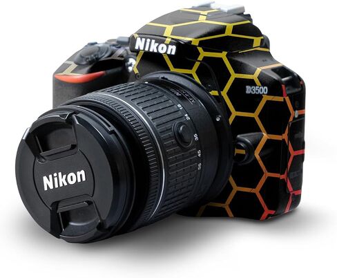 Carbon Fiber Skin Compatible with Nikon D3500 Camera - Artic Camo - Premium 3M Vinyl Protective Wrap Decal Cover - Easy to Apply | Crafted in The USA by MightySkins in Saudi Arabia